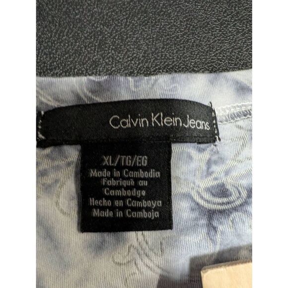 Calvin Klein Jeans Tie-Dye Tee Women's XL - Picture 3 of 4